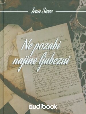 cover image of Ne pozabi najine ljubezni